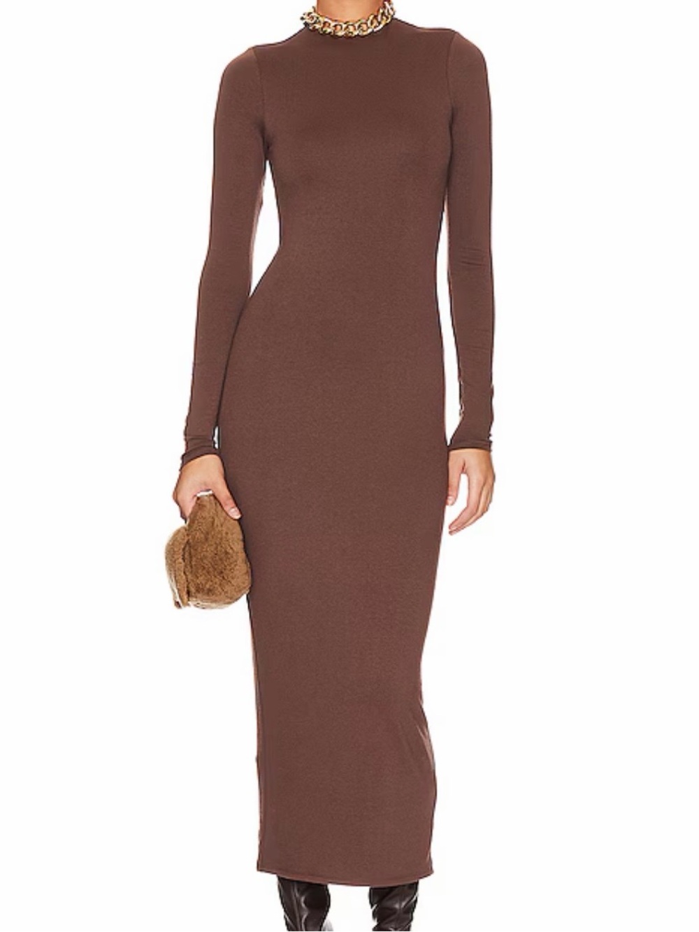 x REVOLVE Juniper Dress in Cappuccino